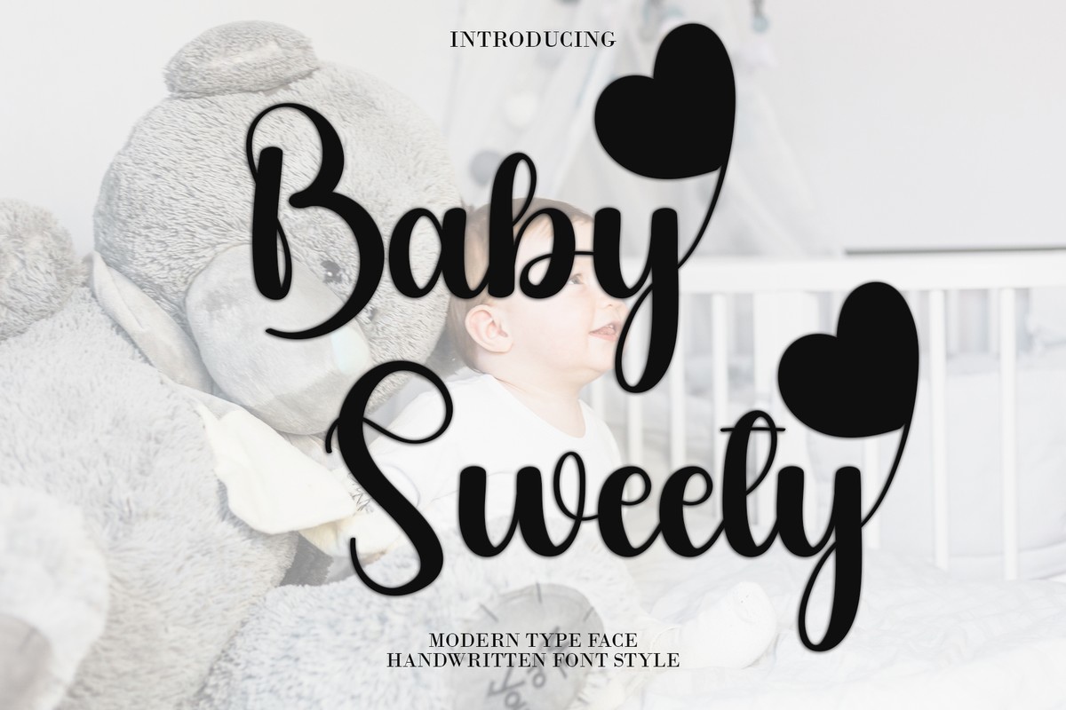 Baby Sweety Font preview